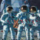 Image for article titled The Fourth Man To Walk On the Moon Also Paints Beautiful Space Art